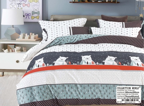 Pościel Bawełna 160X200 3cz #M1151 Pościel Bawełna 160X200 3cz #M1151