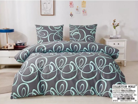 Pościel Bawełna 200X220 3cz #M1610